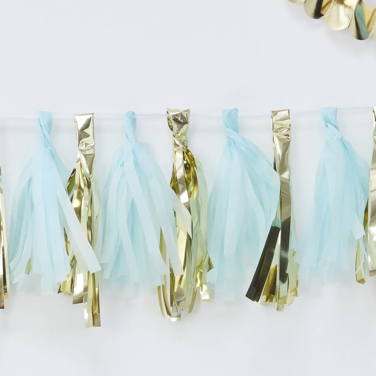 Tassel Slinger Blauw/Goud 2m - Image 2