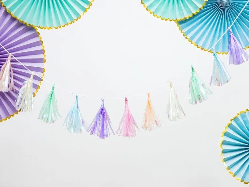 Tassel Slinger Gekleurd Parelmoer 1,2m - Image 3