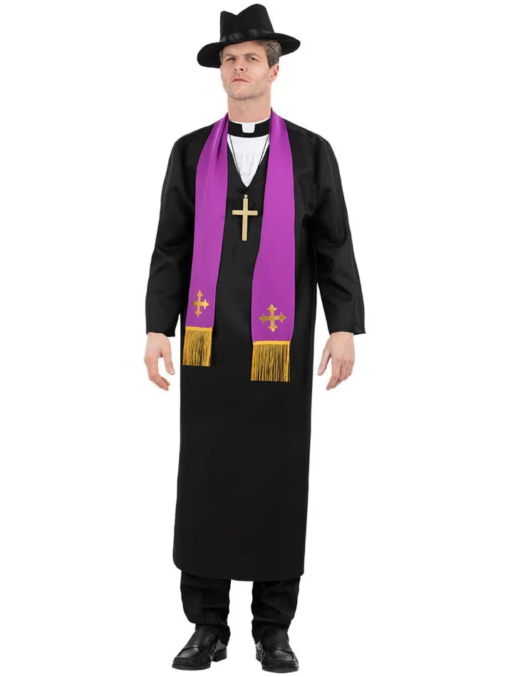 The Exorcist, Father Merrin Priest Kostuum Heren - Image 4