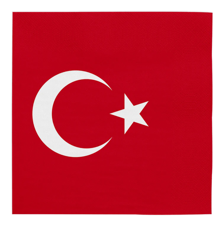 Turkije Servetten 3 Laags 33cm 20st
