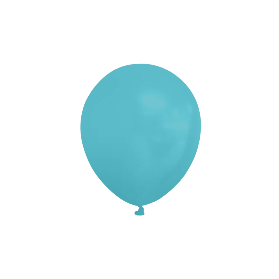 Turquoise Ballonnen 13cm 100st