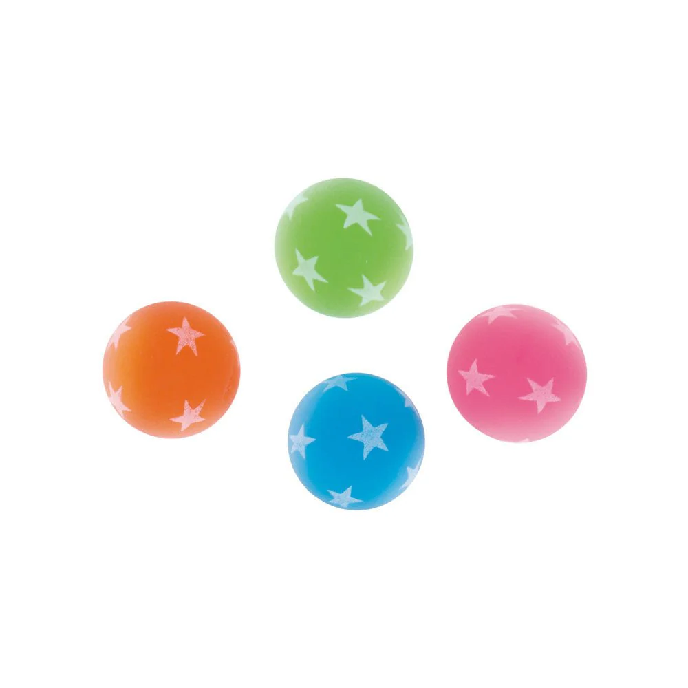 Uitdeelcadeautjes Stuiterballen Glow In The Dark 3cm 8st