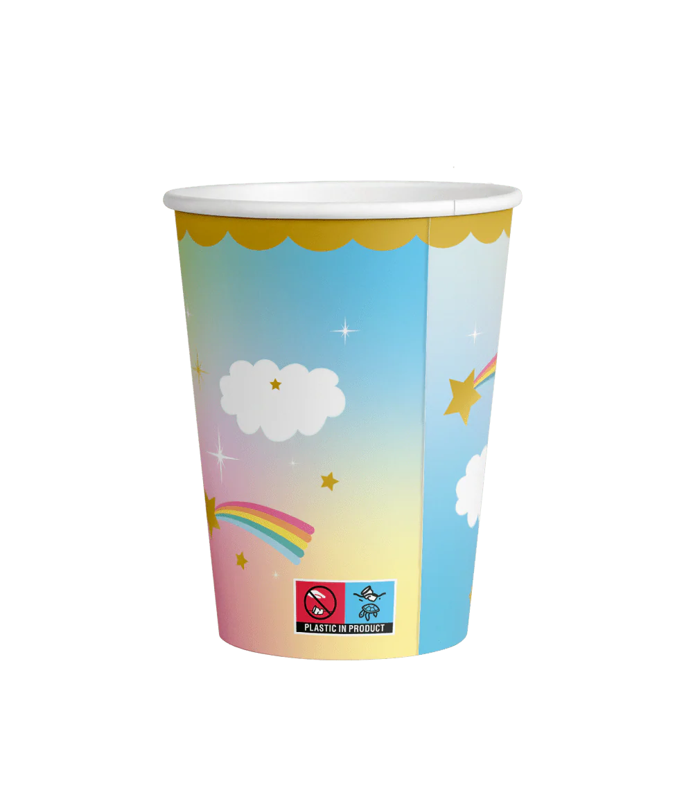 Unicorn Bekers 9cm 8st - Image 3