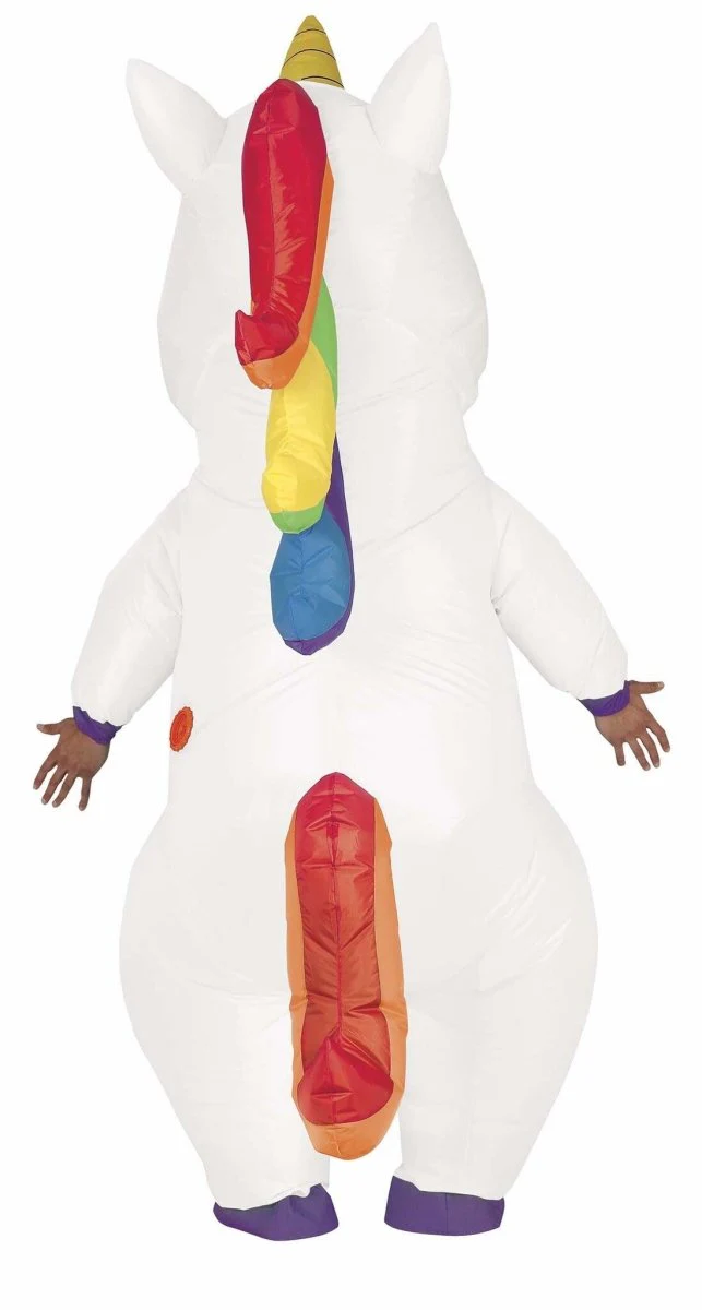 Unicorn Kostuum Opblaasbaar - Image 2