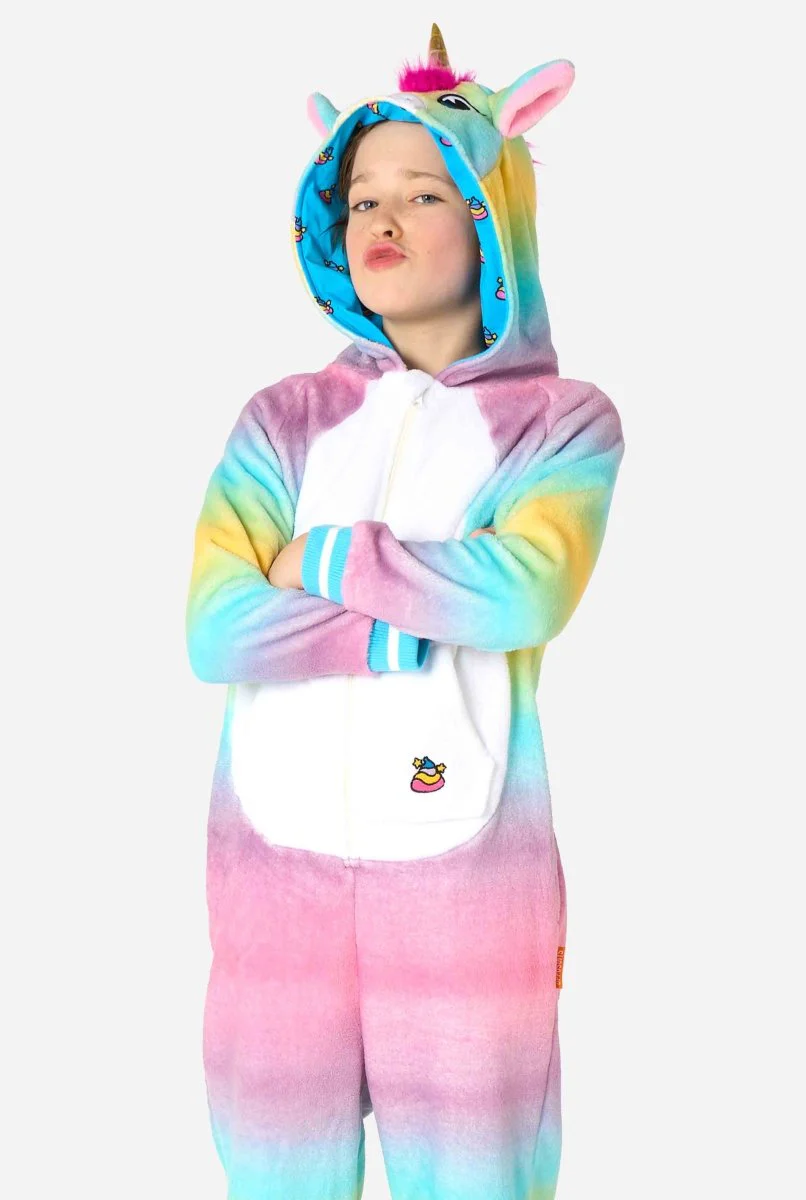 Unicorn Onesie Gekleurd Kind