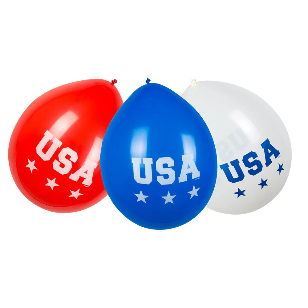 USA Ballonnen 25cm 6st - Image 5
