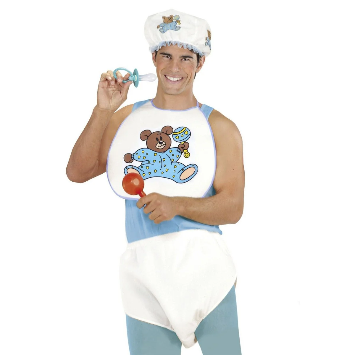 Verkleedset Grote Baby Jongen Blauw Wit