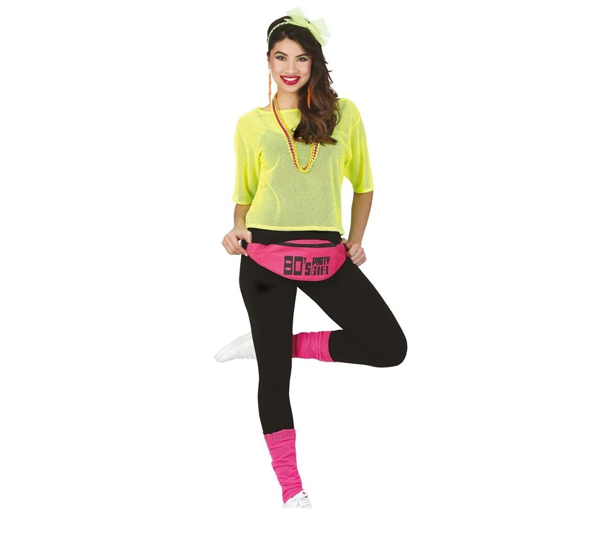 Visnet T/shirt Neon Geel Kort L - Image 4