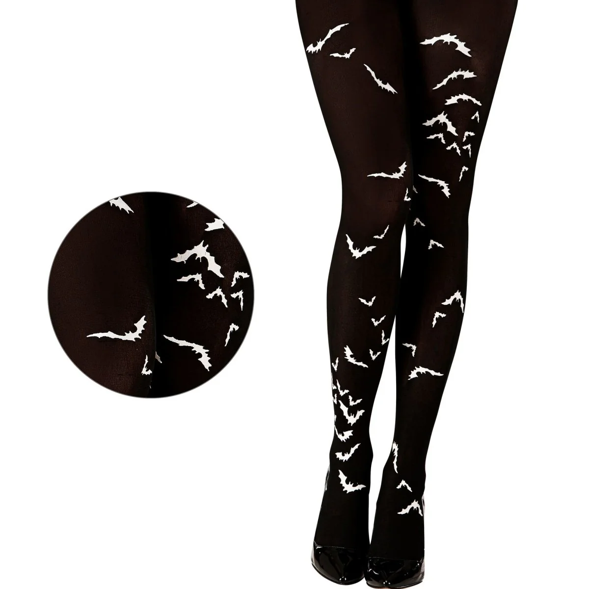 Vleermuis Panty Zwart - Image 3