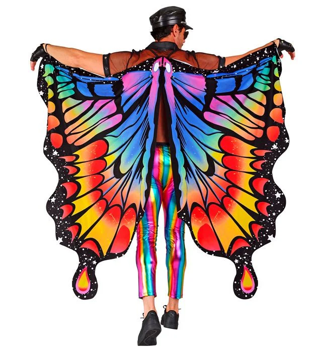 Vlinder vleugels regenboog 175x140cm - Image 2