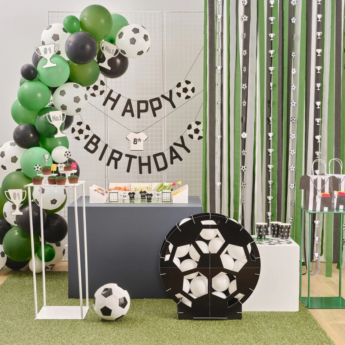 Voetbal Hangdecoratie Slinger 1m - Image 4