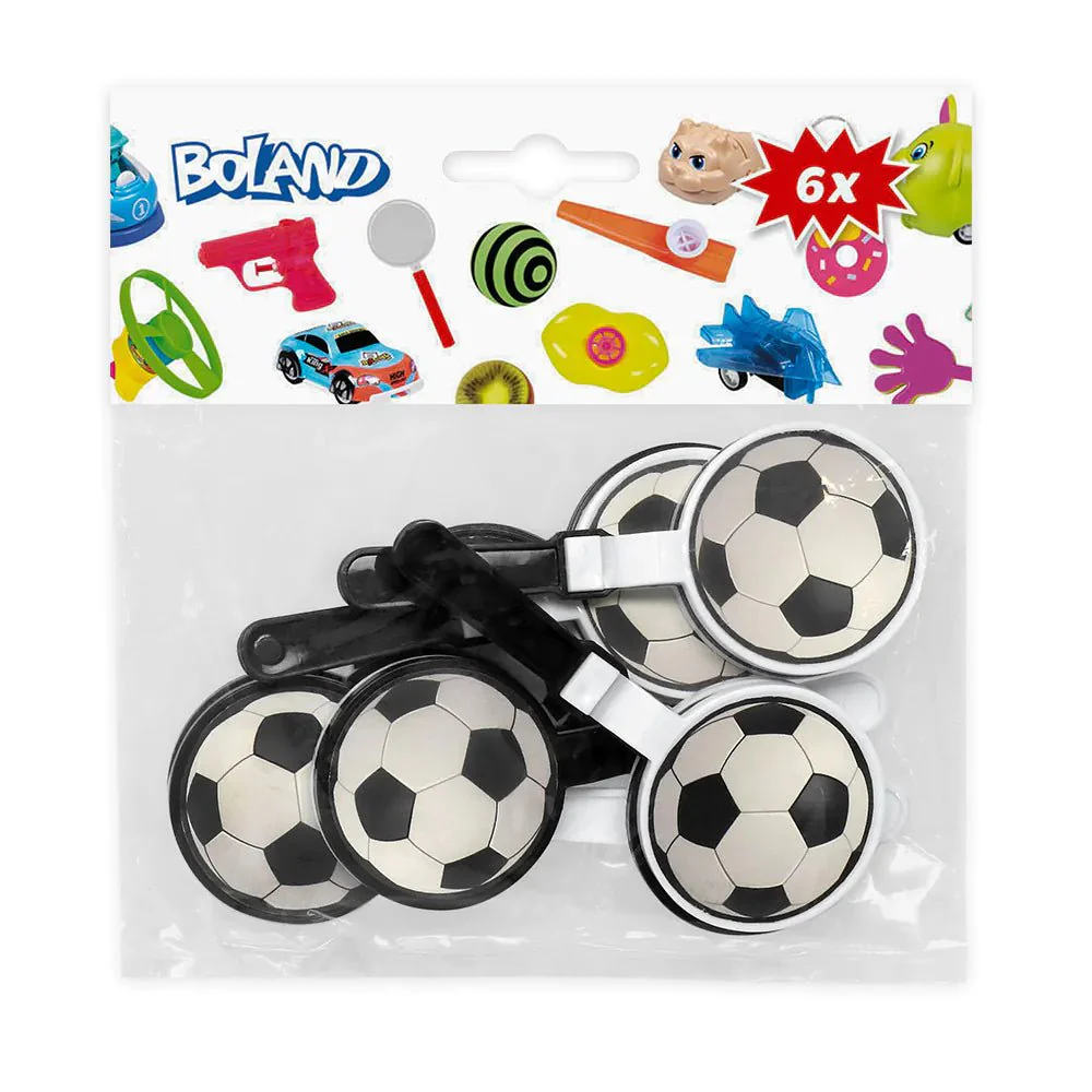 Voetbal Uitdeelcadeautjes Handklappers 6st - Image 3