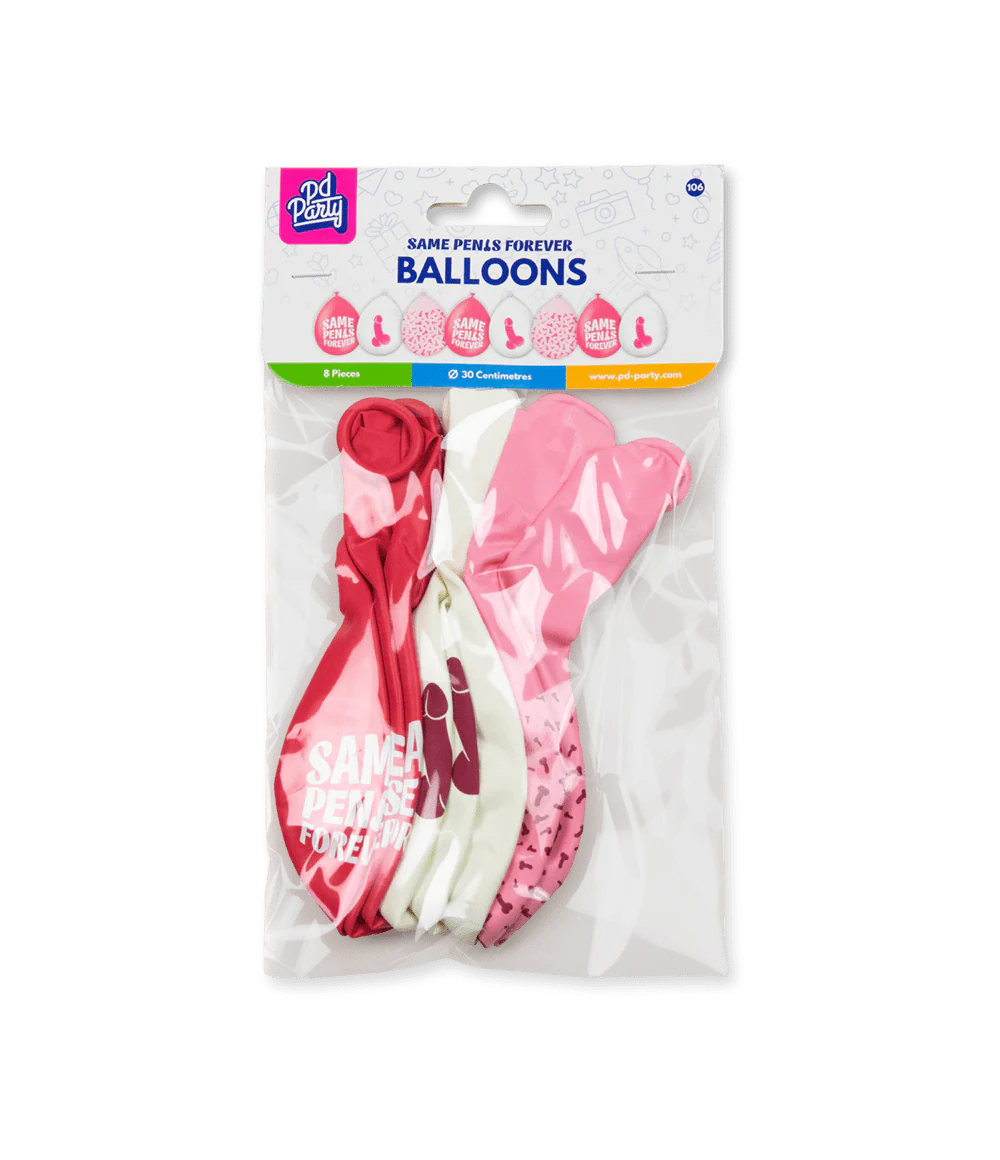 Vrijgezellenfeest Ballonnen Same Penis Forever 30cm 8st - Image 2