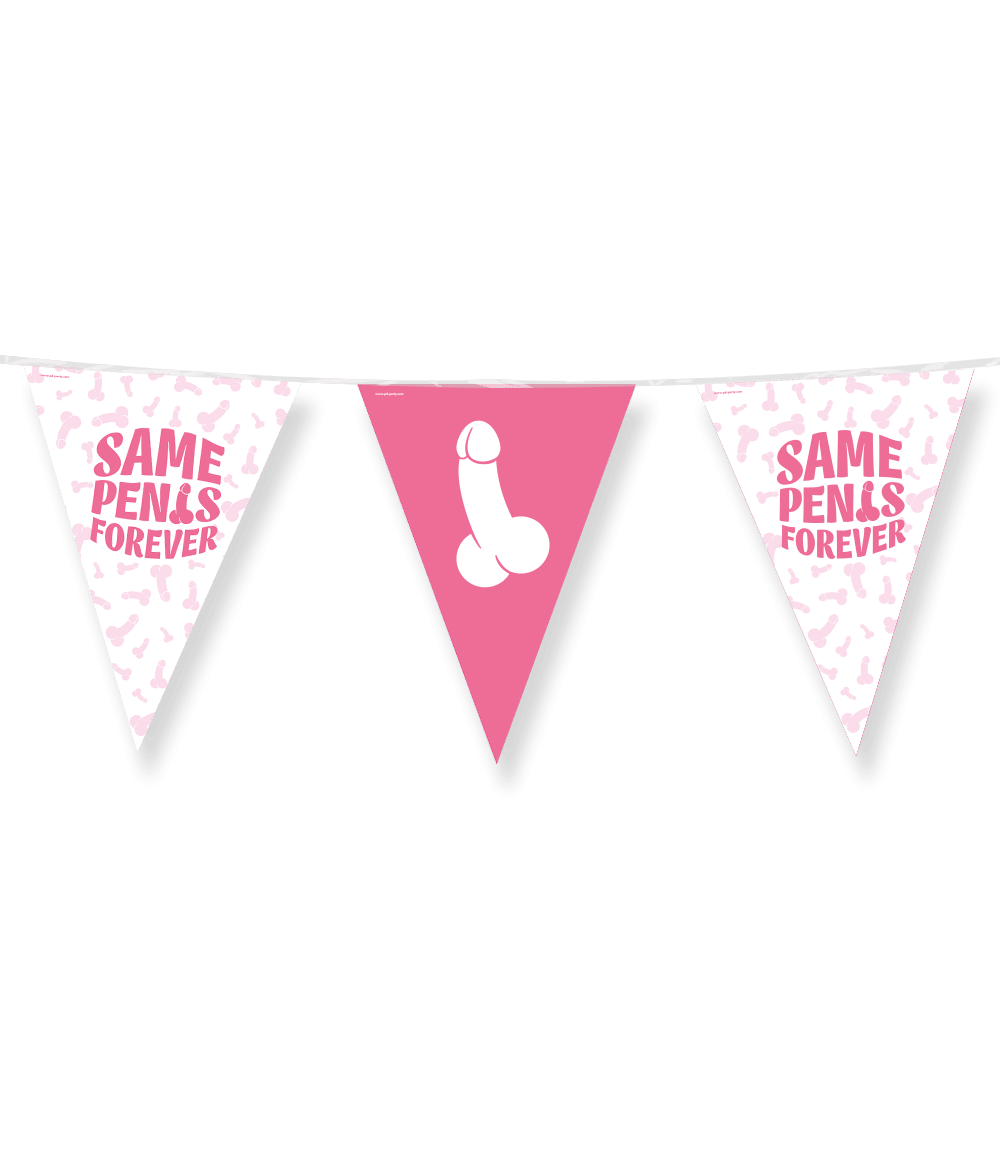 Vrijgezellenfeest Slinger Same Penis Forever 10m