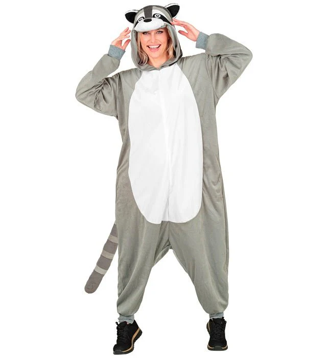 Wasbeer Jumpsuit met Kap - Image 2