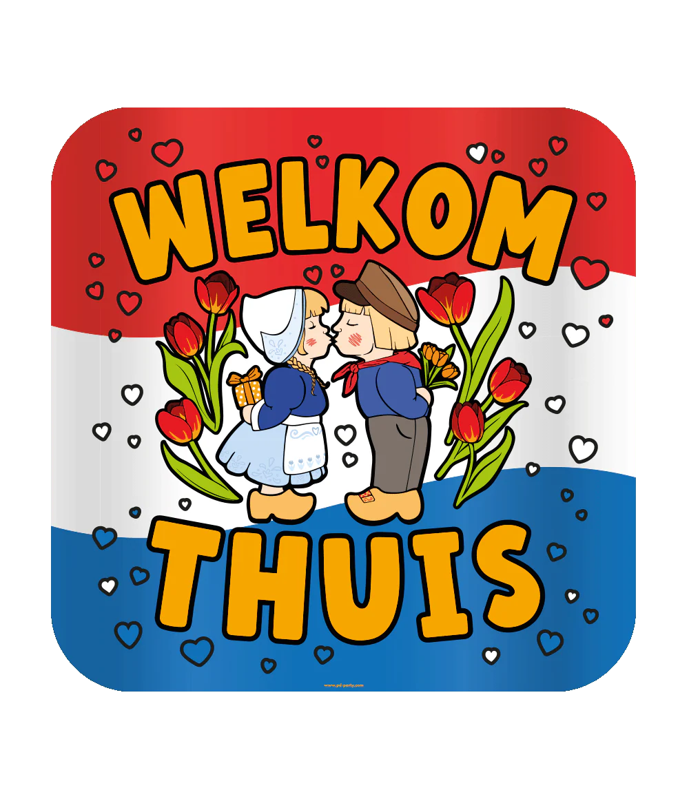 Welkom Thuis Deurbord 50cm