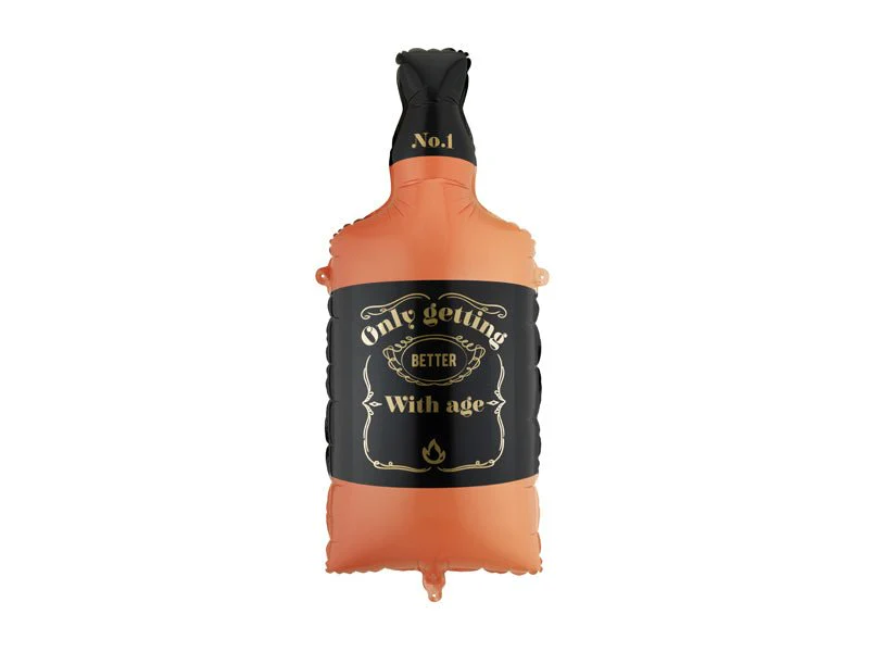 Whiskey Fles Helium Ballon 86cm Leeg