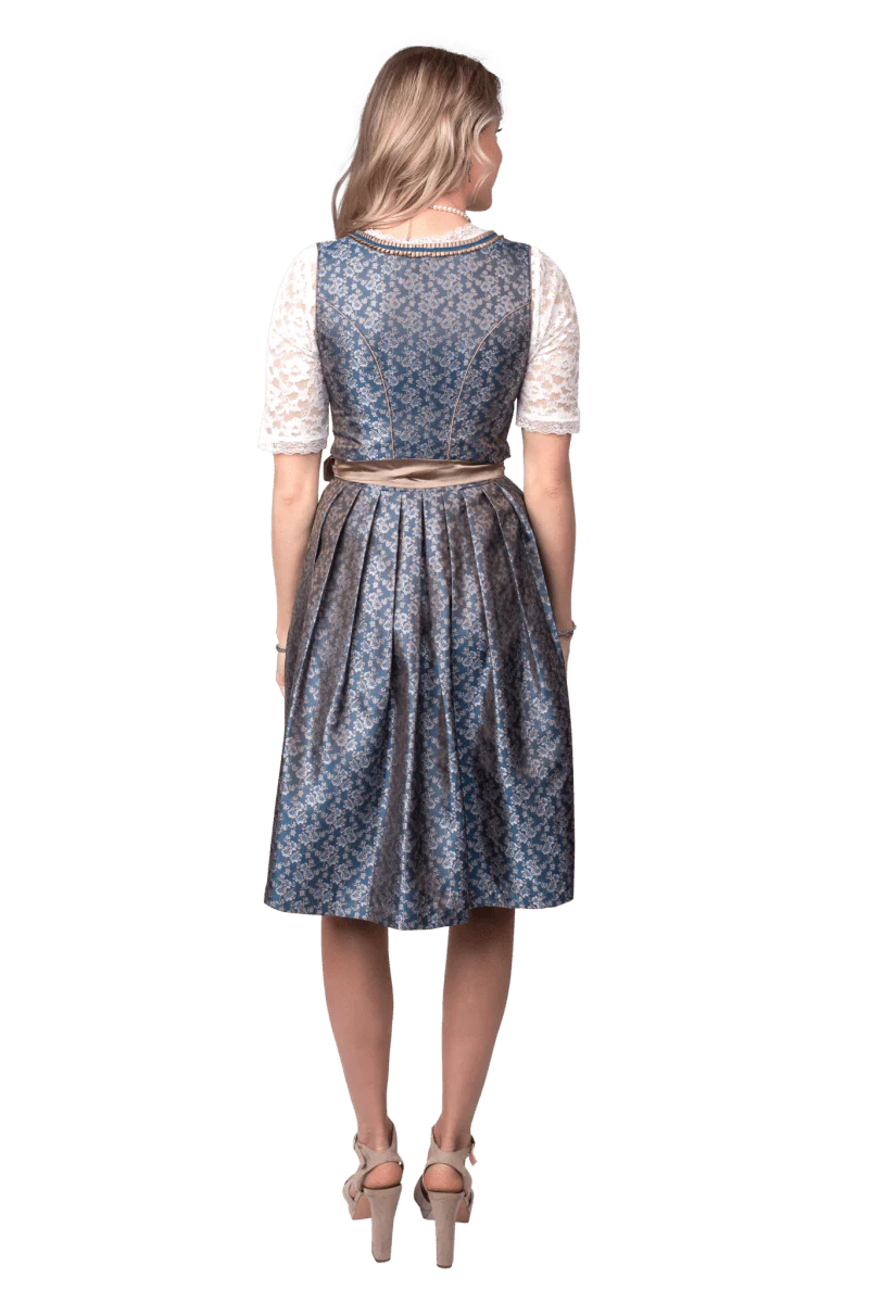 Wit Blauwe Dirndl Jurk Oktoberfest Roze Dames - Image 4