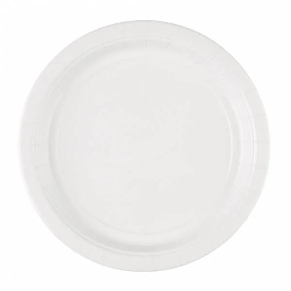 Witte Borden 23cm 8st