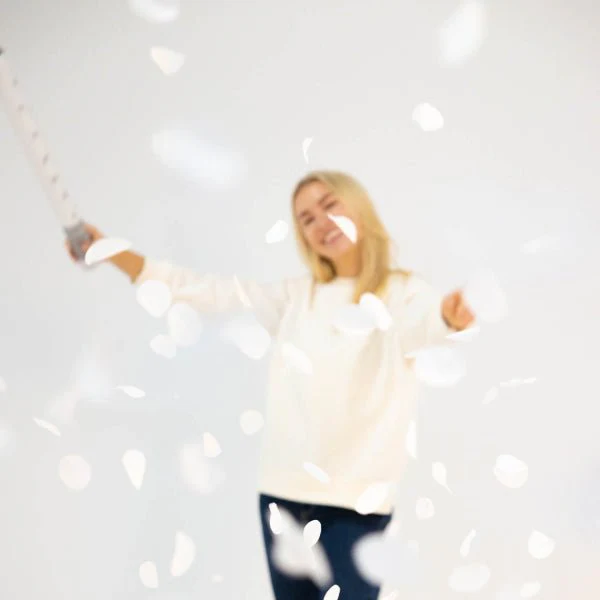 Witte Confetti Kanon 60cm - Image 3