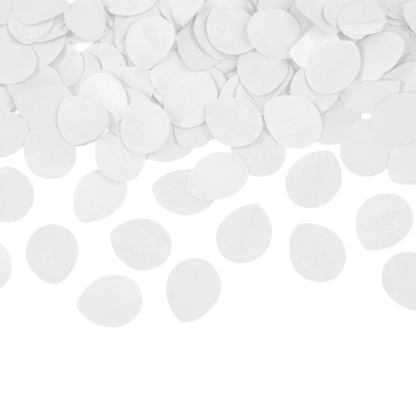 Witte Confetti Kanon Wit Rozenblaadjes 40cm - Image 2