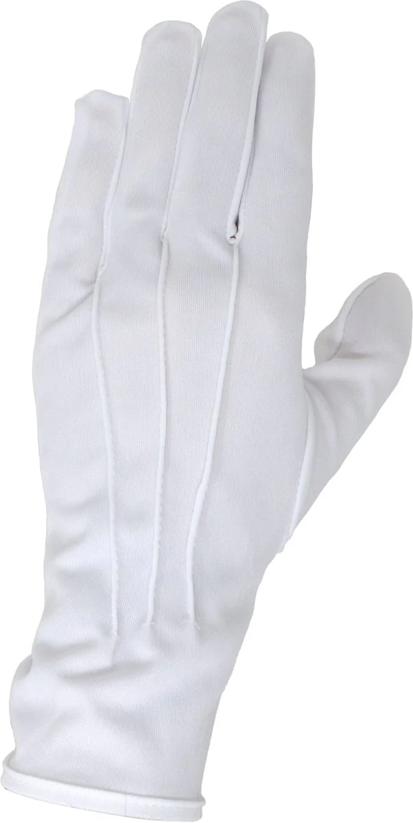 Witte Handschoenen 24cm - Image 3