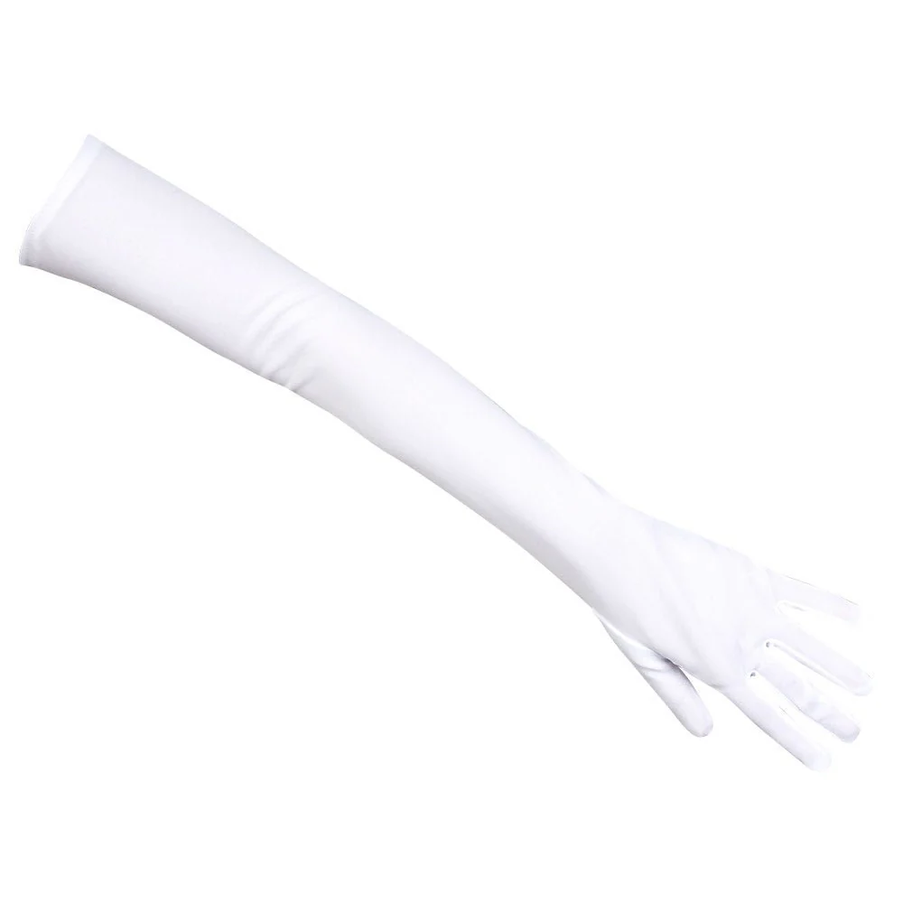 Witte Handschoenen Lang 40cm - Image 4