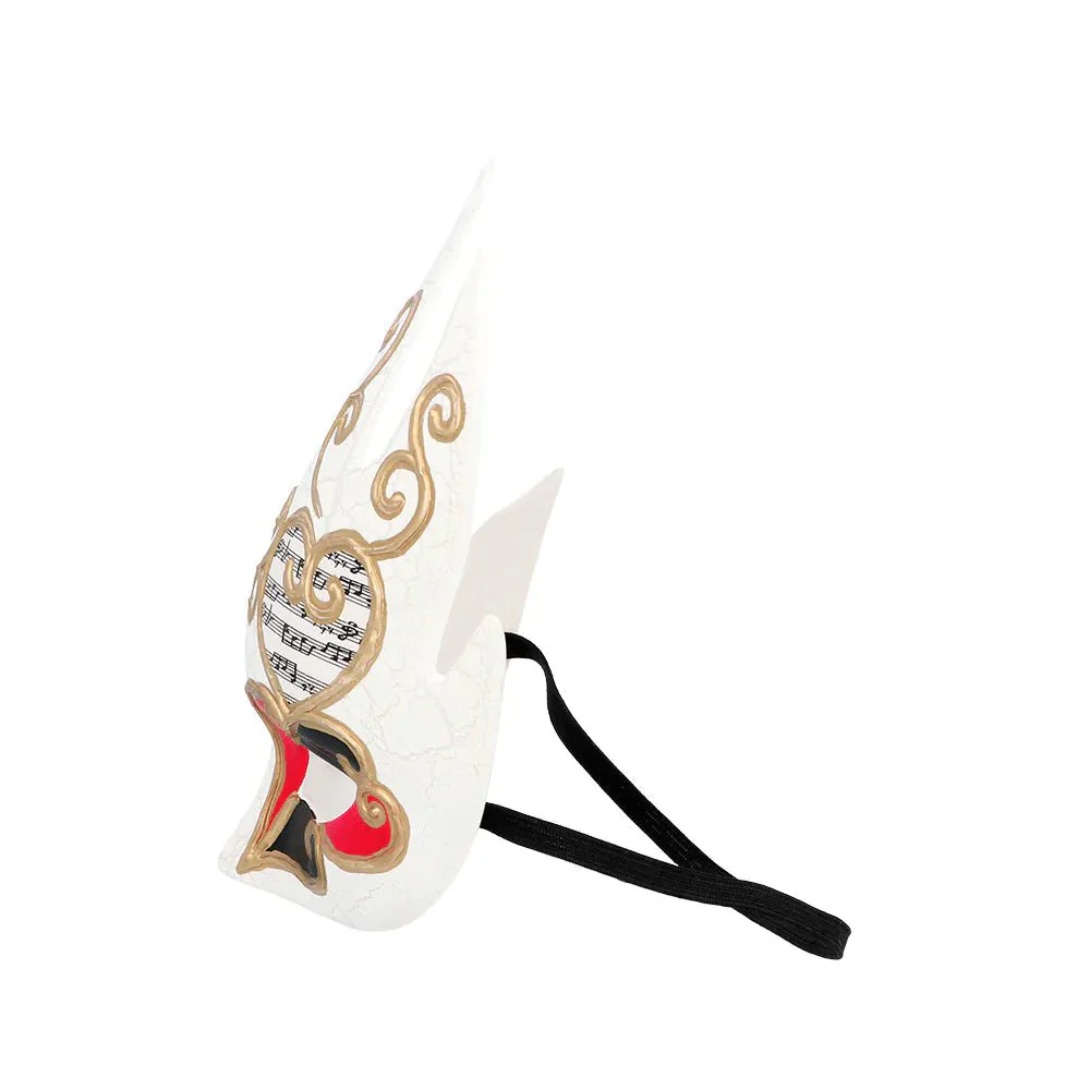 Witte Oogmasker Venice Musica - Image 4