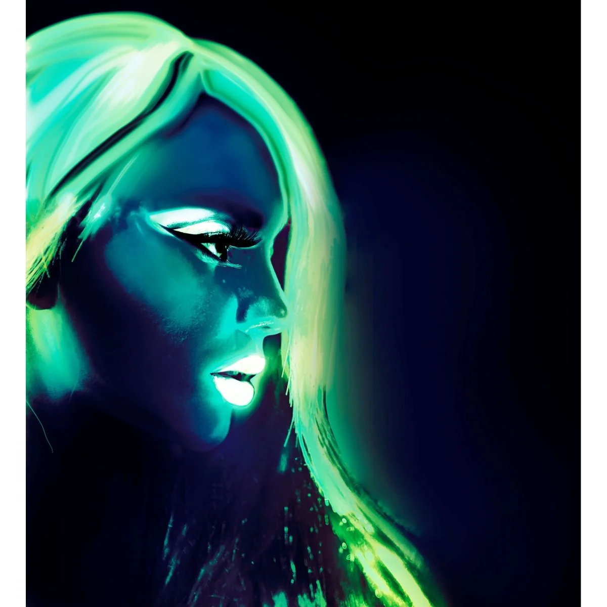 Witte Schmink Glow In The Dark 30ml - Image 3