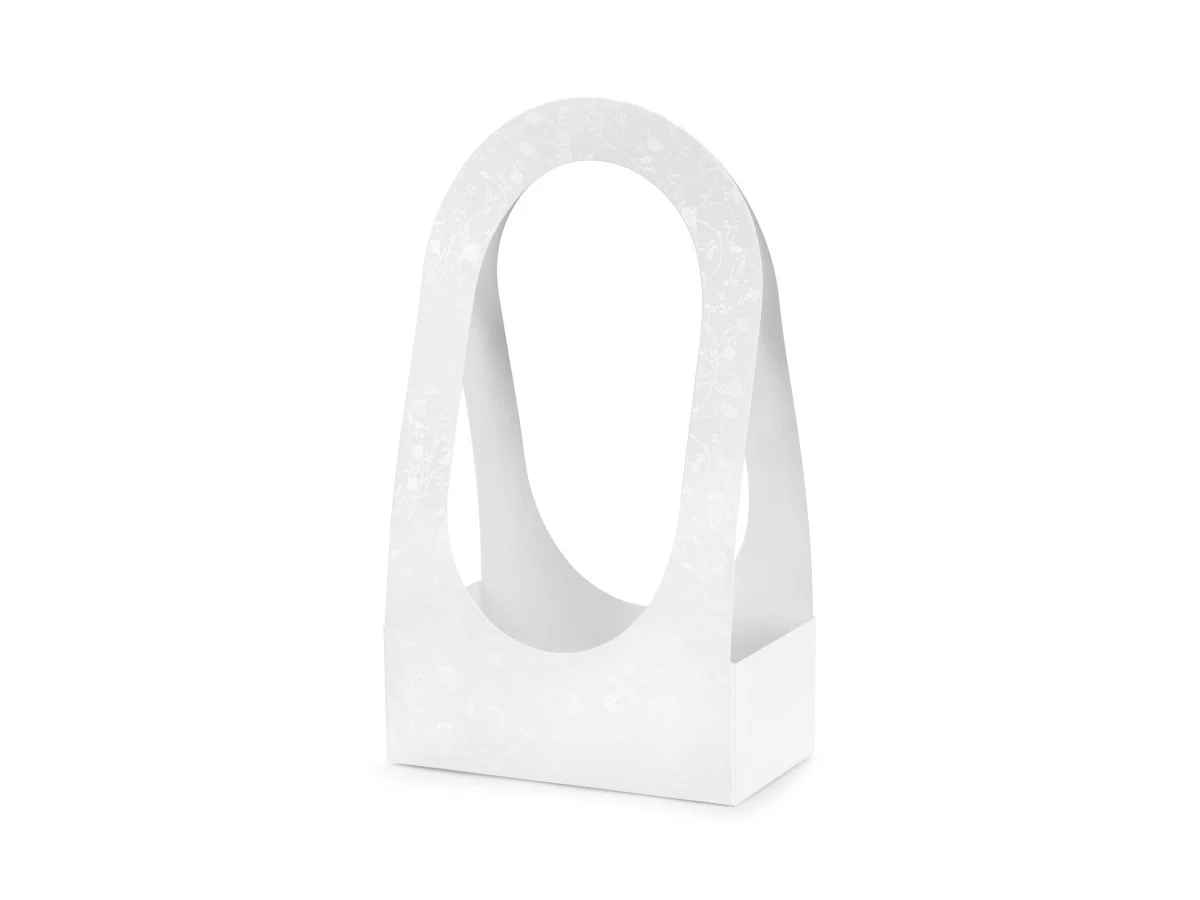 Witte Uitdeelbox Bloemenbak 38cm