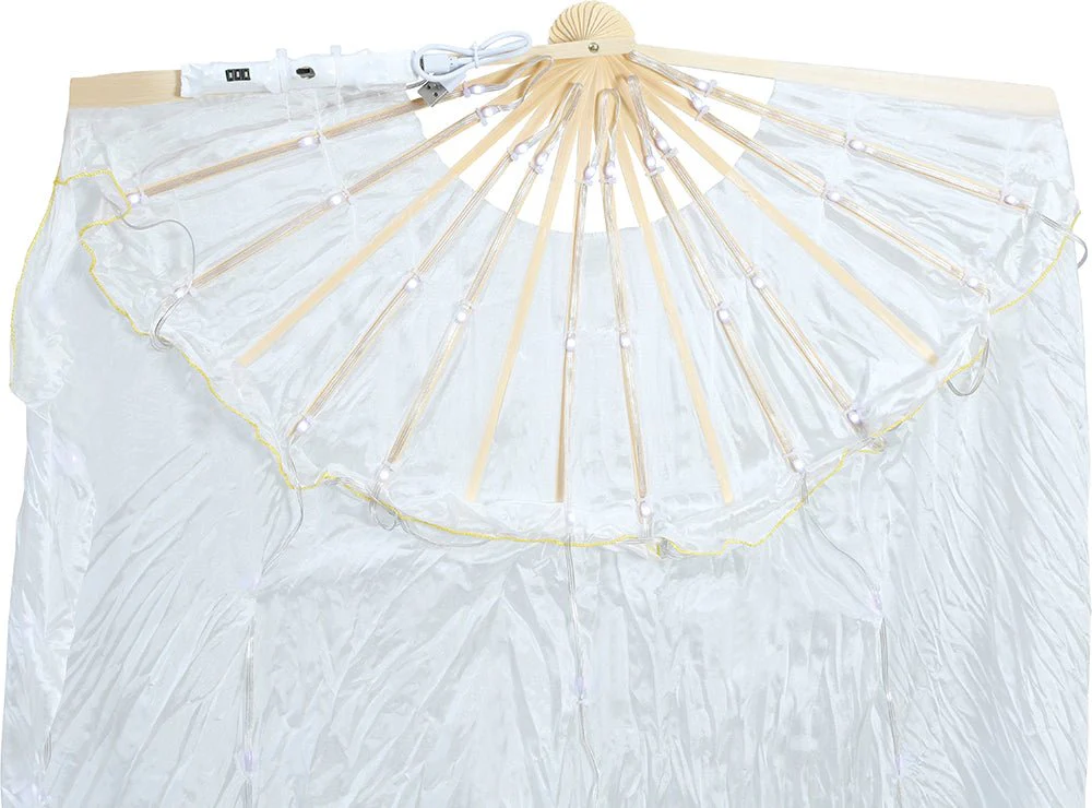 Witte Waaier Met Licht 1,5m - Image 3