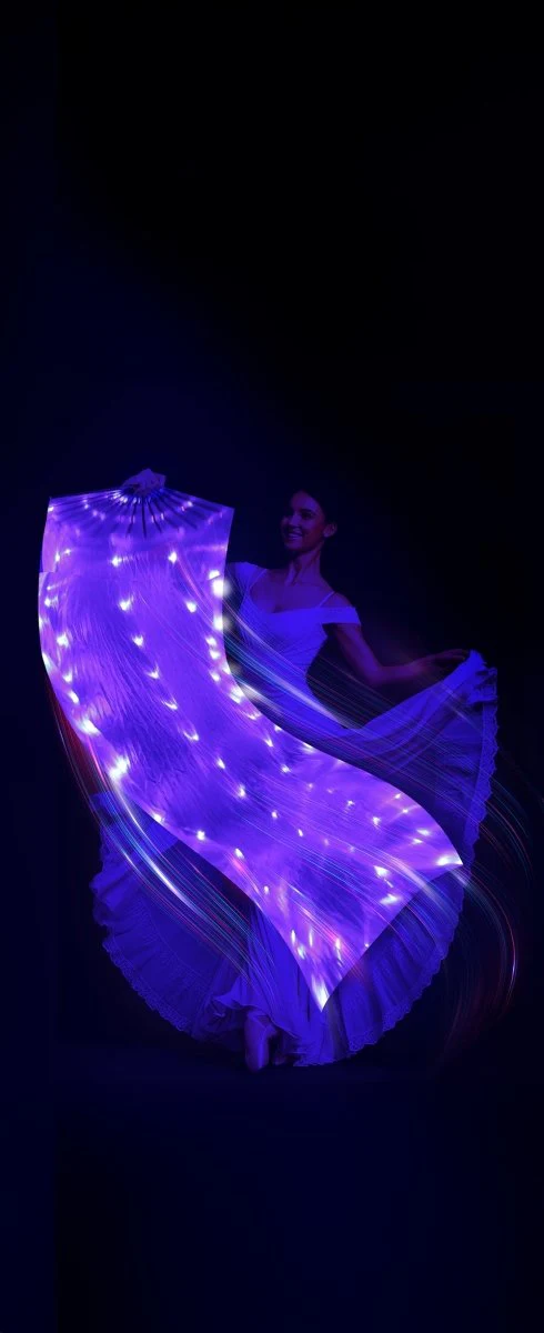 Witte Waaier Met Licht 1,5m - Image 4