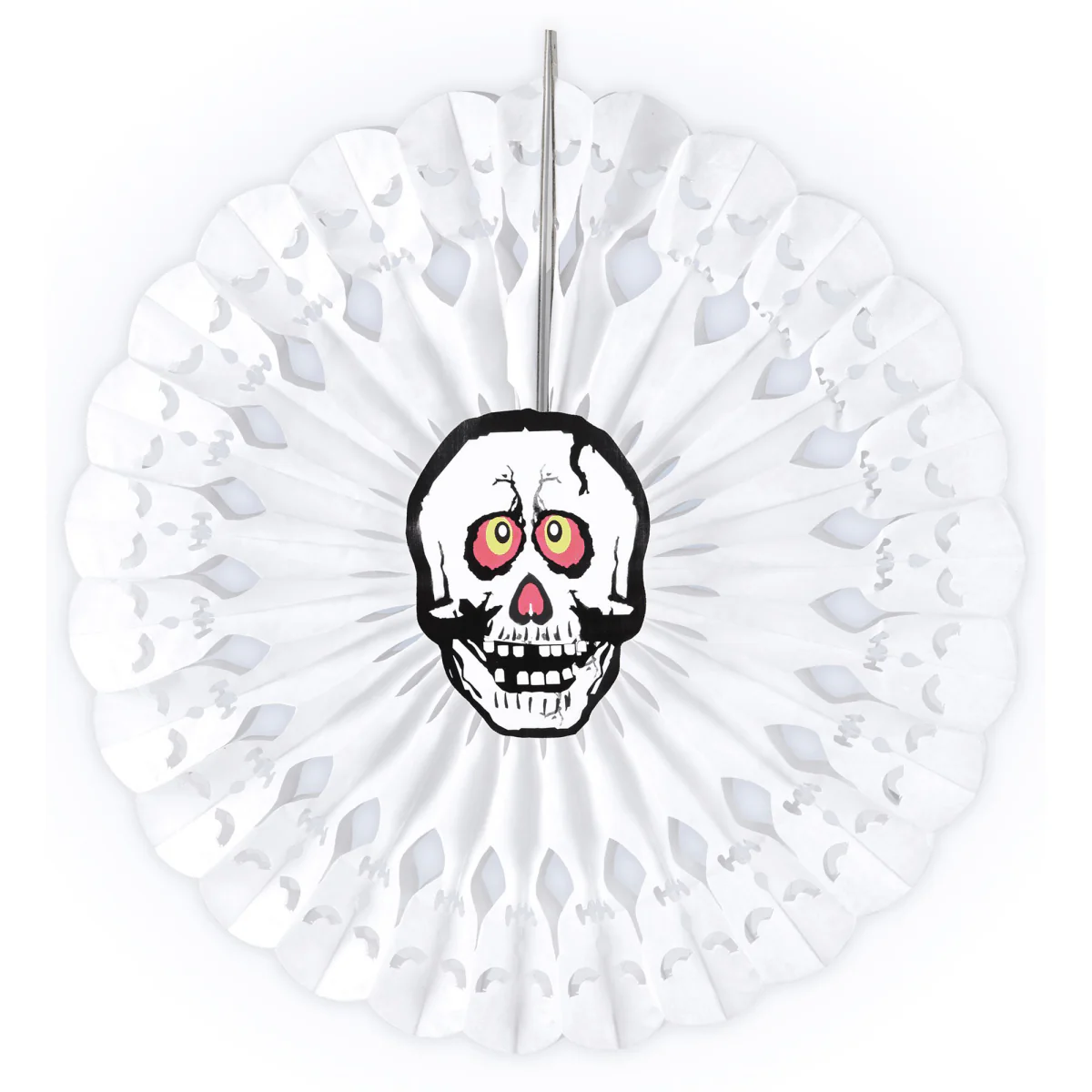 Witte Waaier Schedel 50cm