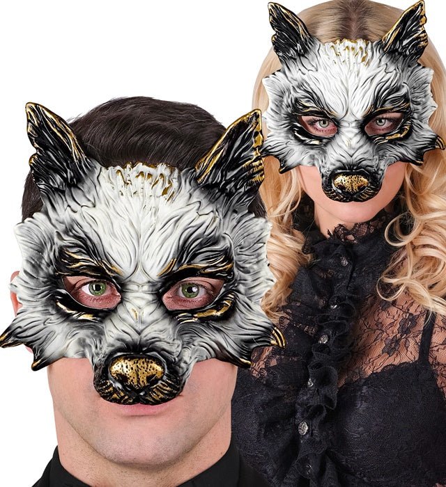 Wolf Masker Zwart Wit - Image 4