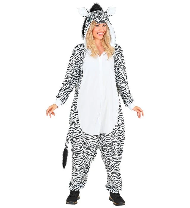 Zebra Pluche Kostuum - Image 4