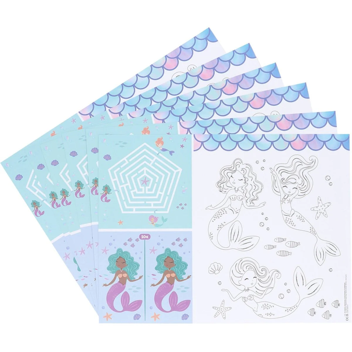 Zeemeermin Placemats 40cm 6st - Image 2