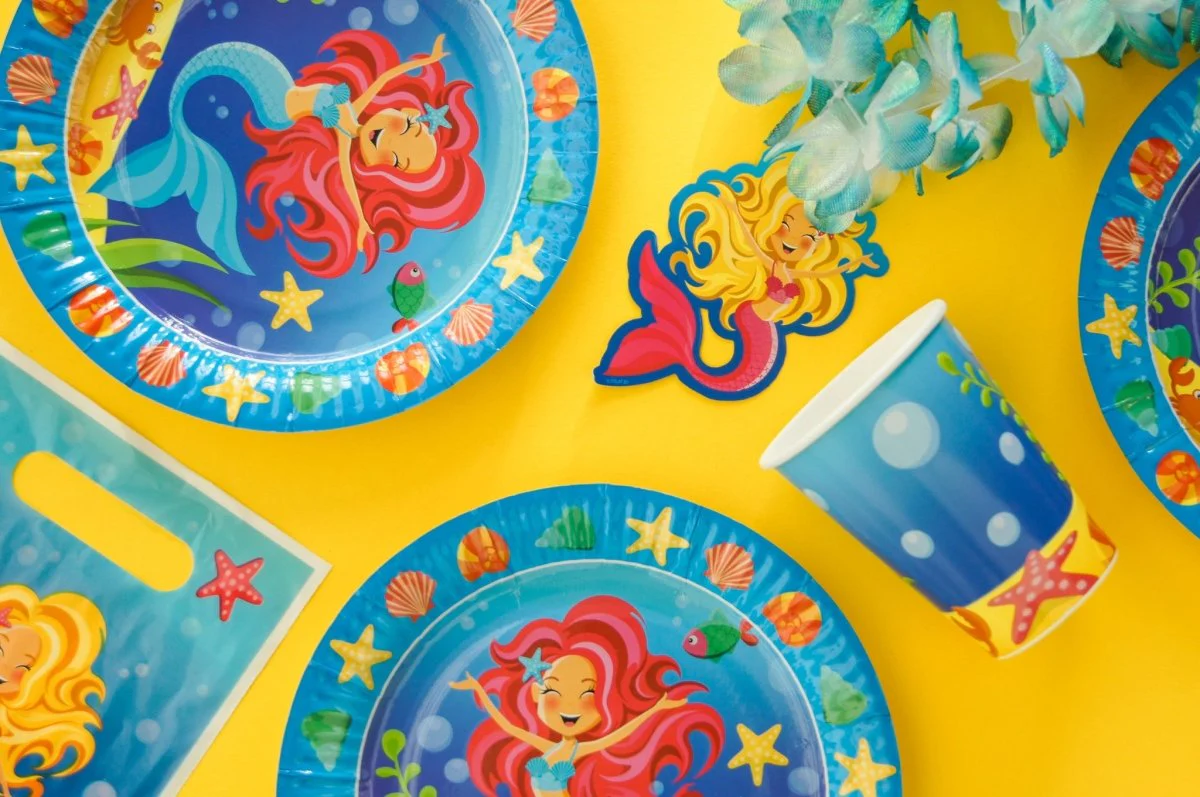 Zeemeermin Uitdeelzakjes Feest 8st - Image 2