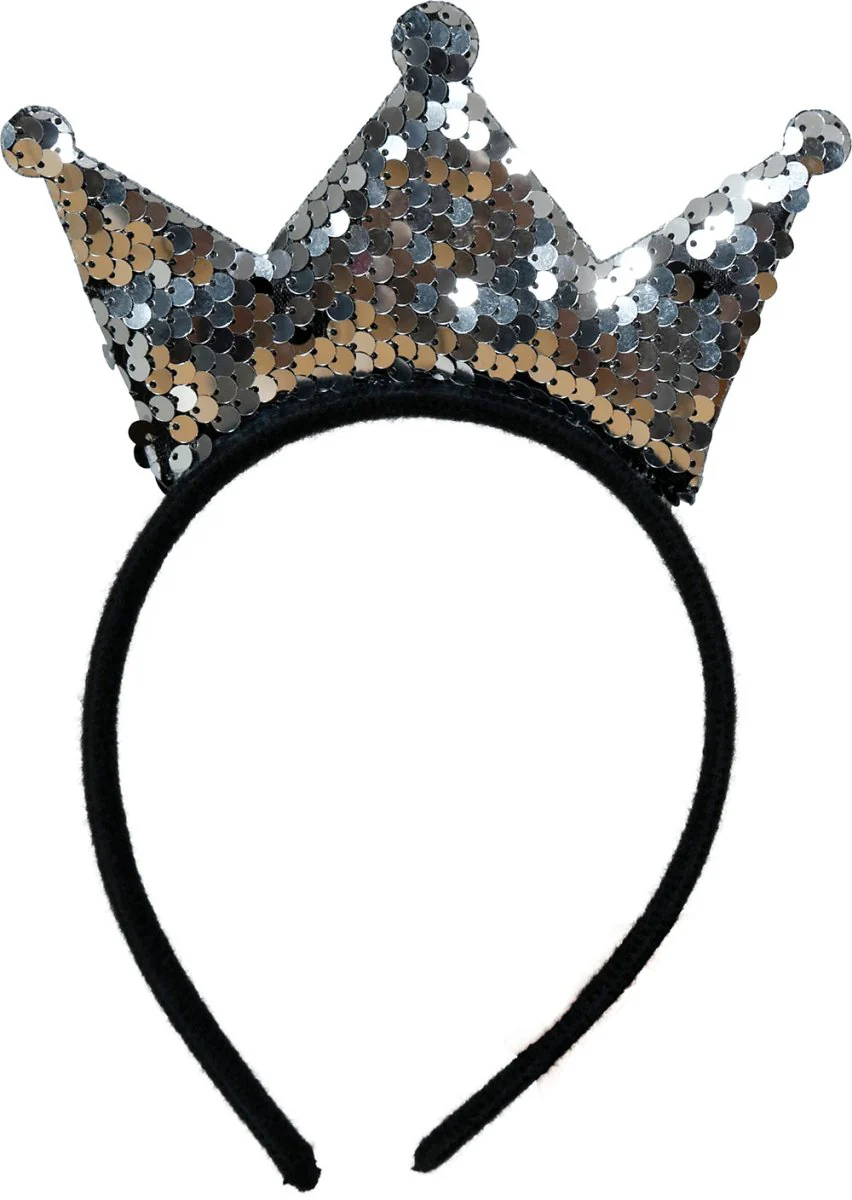 Zilveren Haarband Met Kroon - Image 3