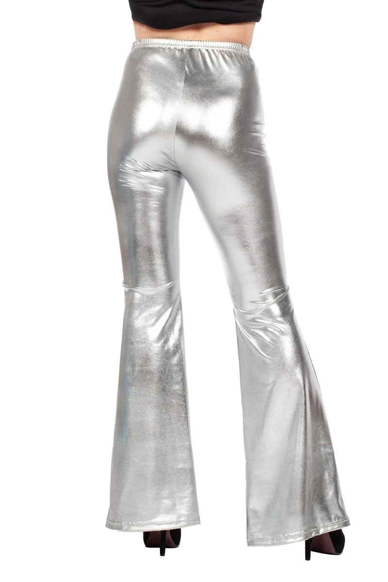 Zilveren Legging Dames Metallic - Image 3