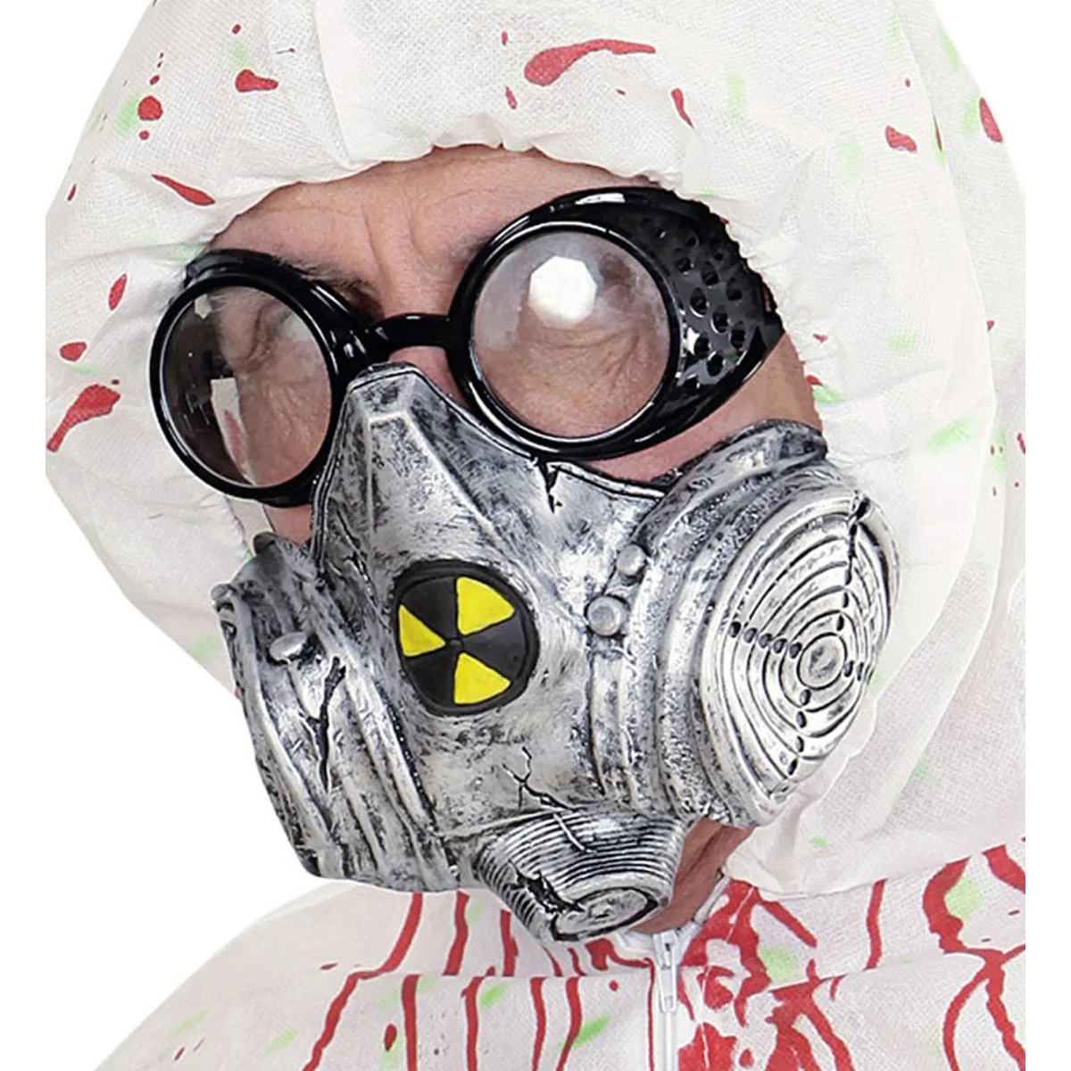 Zilveren Masker Gasmasker
