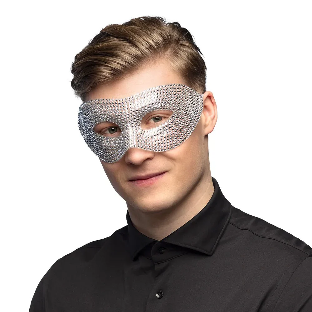 Zilveren Oogmasker Diamanten - Image 3