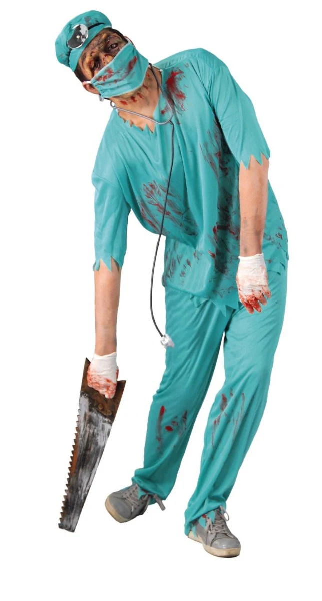 Zombie Halloween Kostuum Heren Chirurg