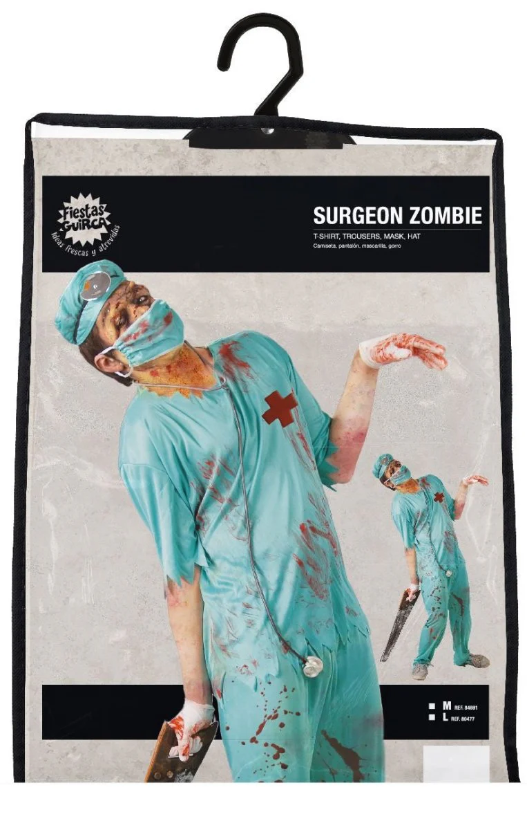 Zombie Halloween Kostuum Heren Chirurg - Image 5