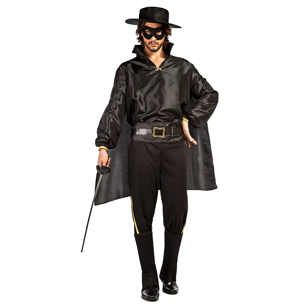 Zorro Kostuum Zwart Heren
