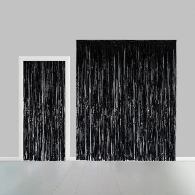 Zwart Deurgordijn Folie 2,4m - Image 3
