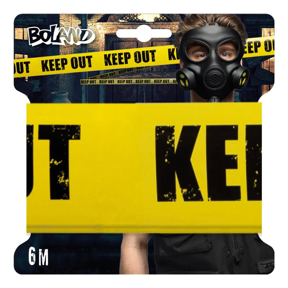 Zwart Gele Afzetlint Keep Out 6m - Image 3