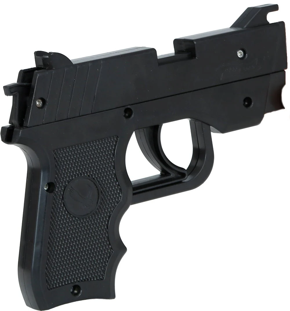 Zwart Nep Pistool Elastiekjes 17cm - Image 5