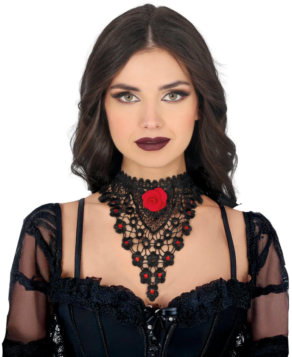 Zwart Rode Ketting Roos - Image 2
