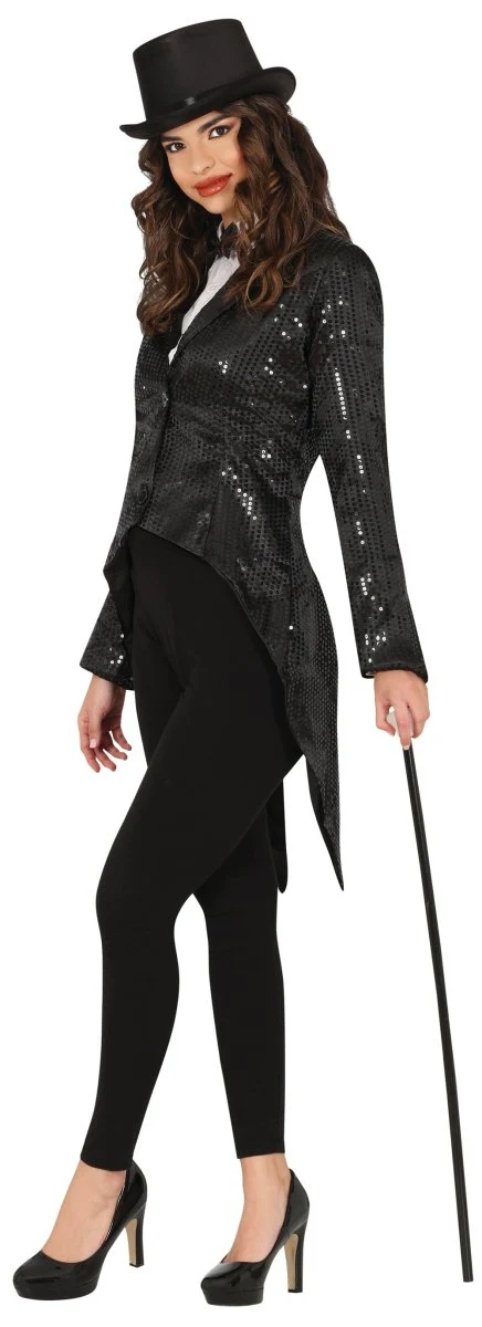 Zwarte Blazer Dames Pailletten - Image 3