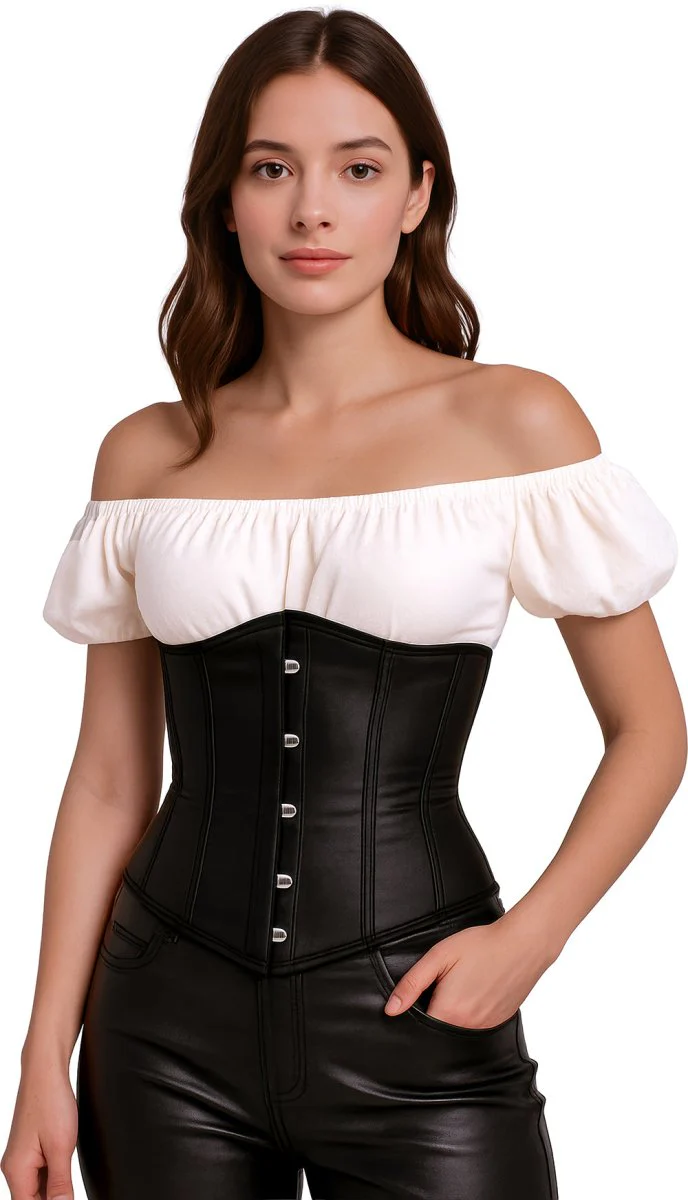 Zwarte Corset Dames Kant - Image 2